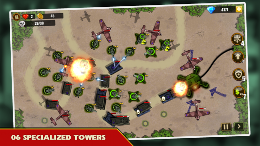 اسکرین شات بازی Tower Defense: Toy War 2