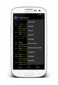 اسکرین شات برنامه VT View Source 3