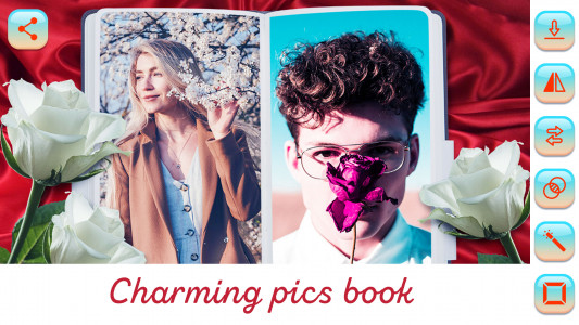 اسکرین شات 1 برنامه Photo Book Dual Picture Maker