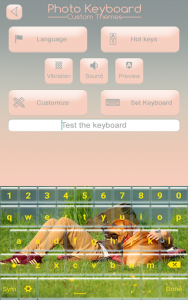 اسکرین شات برنامه Photo Keyboard Custom Themes 6