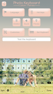 اسکرین شات برنامه Photo Keyboard Custom Themes 5