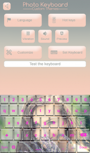 اسکرین شات برنامه Photo Keyboard Custom Themes 7