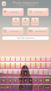 اسکرین شات برنامه Photo Keyboard Custom Themes 3