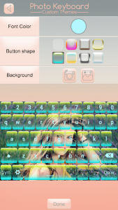 اسکرین شات برنامه Photo Keyboard Custom Themes 2
