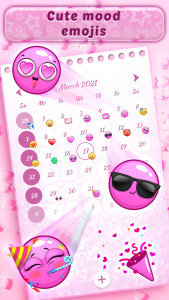 اسکرین شات برنامه Pink Diary with Lock Password 3