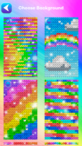 اسکرین شات برنامه Sequin Flip Live Wallpaper Rainbow 2