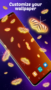 اسکرین شات برنامه Live Wallpaper Magic Butterfly 5