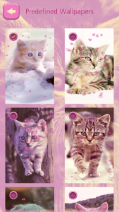 اسکرین شات برنامه Cute Kitten Live Wallpapers 3