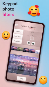 اسکرین شات برنامه My Photo Keyboard with Emoji 4