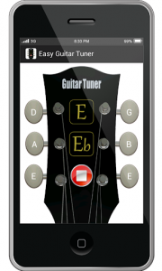 اسکرین شات برنامه Easy Guitar Tuner 1