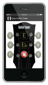 اسکرین شات برنامه Easy Guitar Tuner 1