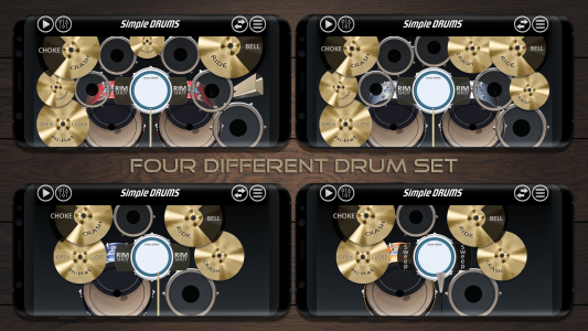 اسکرین شات 4 بازی Simple Drums - Drum Kit