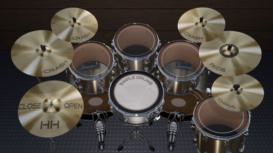 اسکرین شات برنامه Simple Drums Basic 6