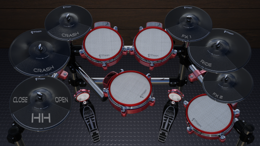 اسکرین شات 7 برنامه Simple Drums Basic - 3D Drums