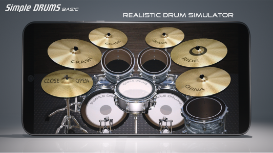 اسکرین شات برنامه Simple Drums Basic - Drum Set 2
