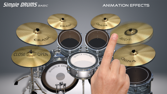 اسکرین شات برنامه Simple Drums Basic - Drum Set 5