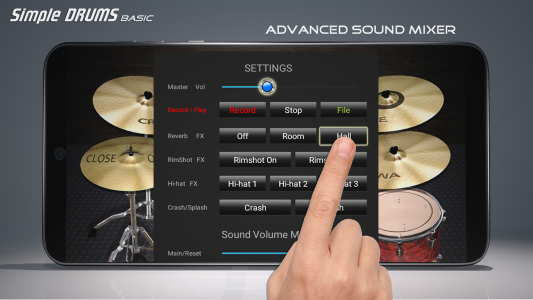 اسکرین شات برنامه Simple Drums Basic - Drum Set 6