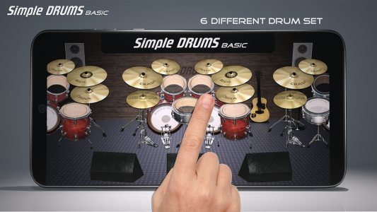 اسکرین شات برنامه Simple Drums Basic 4