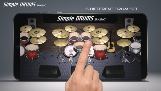 اسکرین شات برنامه Simple Drums Basic - Drum Set 4