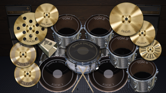 اسکرین شات 6 برنامه Drums Maker: Drum simulator