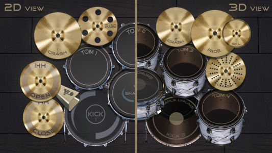 اسکرین شات 5 برنامه Drums Maker: Drum simulator