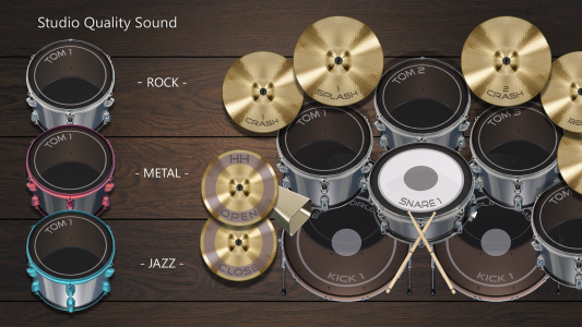 اسکرین شات برنامه Drums Maker: Drum simulator 3