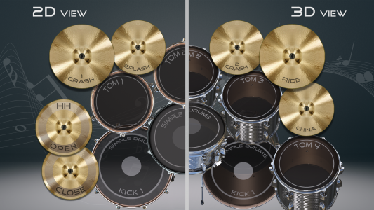 اسکرین شات برنامه Drums Maker: Drum simulator 5