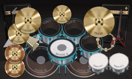 اسکرین شات برنامه Drums Maker: Drum simulator 7