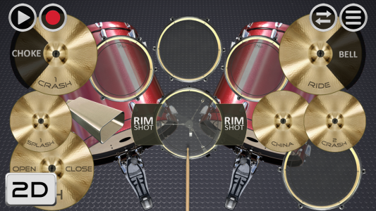 اسکرین شات برنامه Simple Drums Pro: Virtual Drum 7