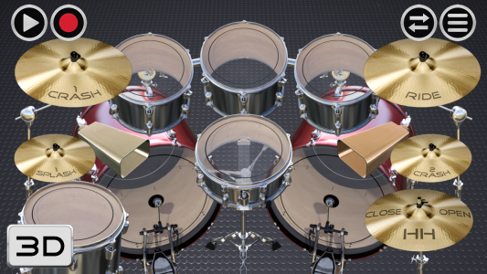 اسکرین شات برنامه Simple Drums Pro: Virtual Drum 8