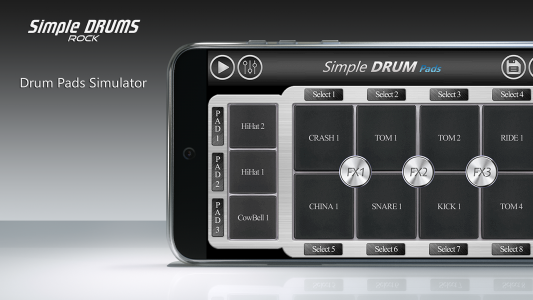 اسکرین شات بازی Simple Drums Rock - Drum Set 8