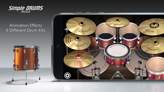اسکرین شات بازی Simple Drums Rock - Drum Set 4