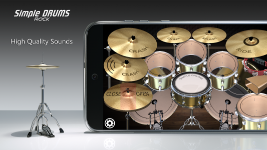 اسکرین شات بازی Simple Drums Rock - Drum Set 3