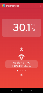 اسکرین شات برنامه Thermometer 8