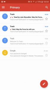 اسکرین شات برنامه Track - Email Tracking 3