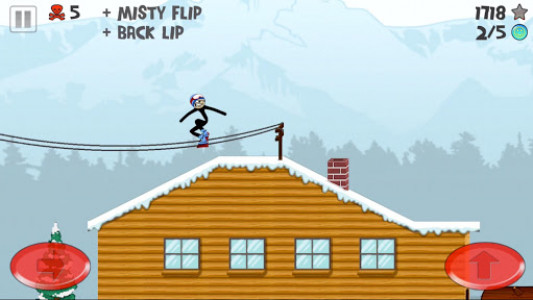 اسکرین شات بازی Stickman Snowboarder 3