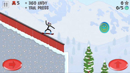 اسکرین شات بازی Stickman Snowboarder 2