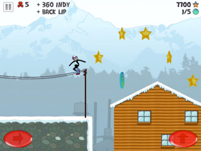 اسکرین شات بازی Stickman Snowboarder 8