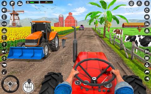 اسکرین شات 5 بازی Tractor Driving Tractor Games