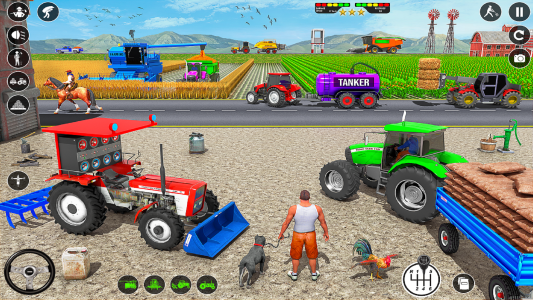 اسکرین شات 8 بازی Tractor Driving Tractor Games