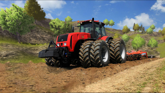 اسکرین شات بازی Modern Tractor Driving Games 1