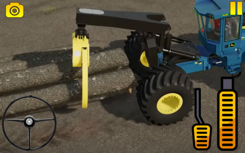 اسکرین شات بازی Tractor Driving farm game 2