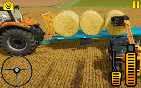 اسکرین شات بازی Tractor Driving farm game 4