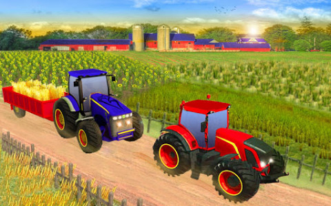 اسکرین شات بازی Heavy Duty Tractor Drive 3d: Real Farming Games 4