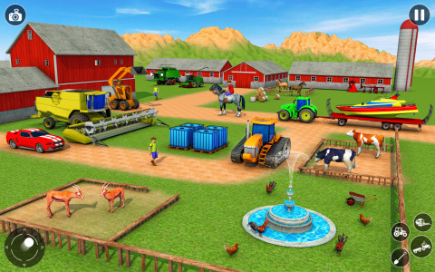 اسکرین شات بازی Tractor Driving Farming Sim 5