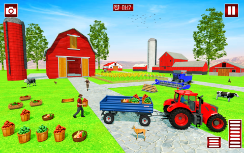 اسکرین شات بازی Tractor Driving Farming Sim 4
