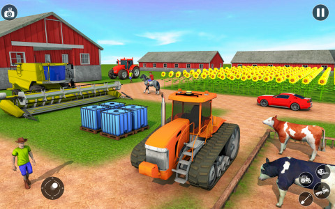 اسکرین شات بازی Tractor Driving Farming Sim 2