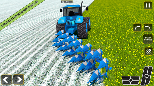 اسکرین شات برنامه Tractor Farming Simulator Game 2