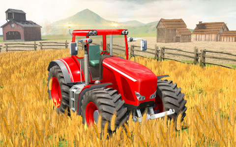 اسکرین شات برنامه Tractor Farming Simulator Game 5