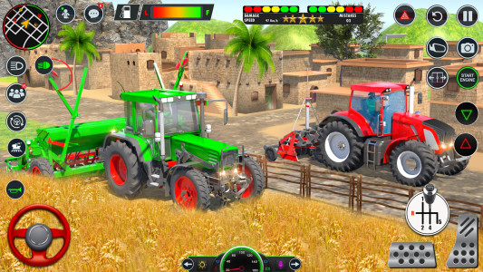 اسکرین شات بازی Real Tractor Driving Games 7